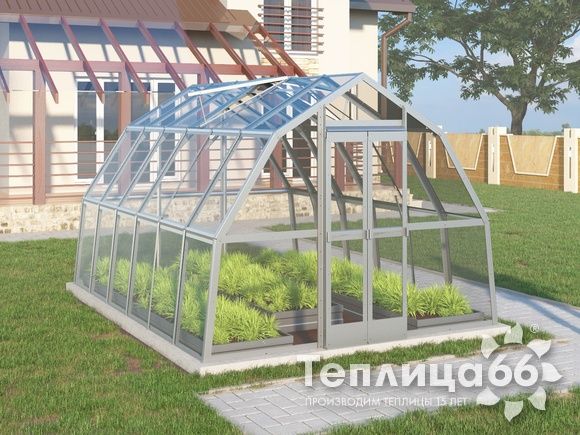 Теплица Рада Исеть под стекло 3х4 метра