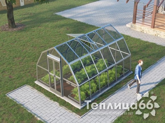 Теплица Рада Исеть под стекло 3х4 метра
