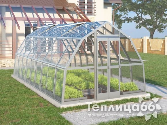 Теплица Рада Исеть под стекло, 3x6 метра