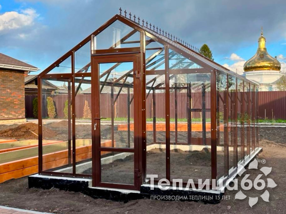 Теплица Рада Гарденикс 3 С (под стекло), ширина 3 м