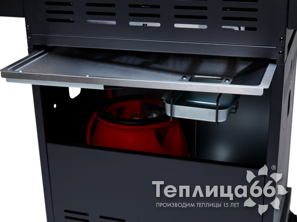 Газовый гриль PRIMELINER 3B, комплектация DELUX