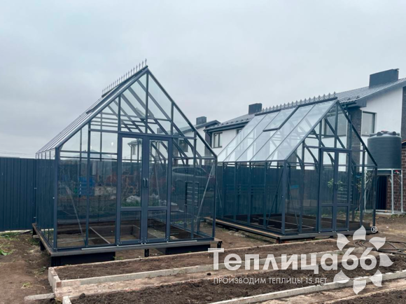 Теплица botanik Style под стекло, ширина 3м